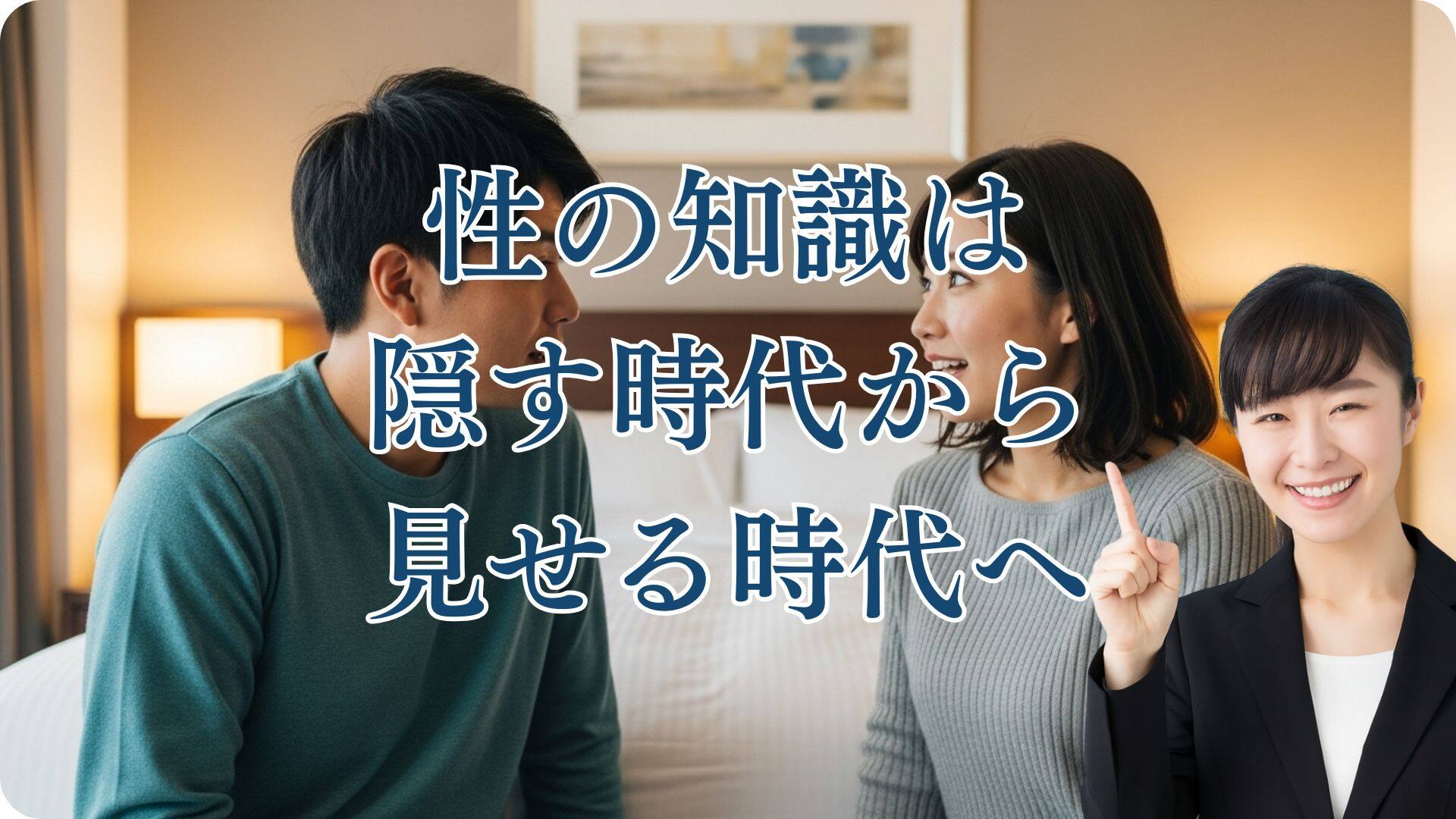 性の知識は隠す時代から見せる時代へ