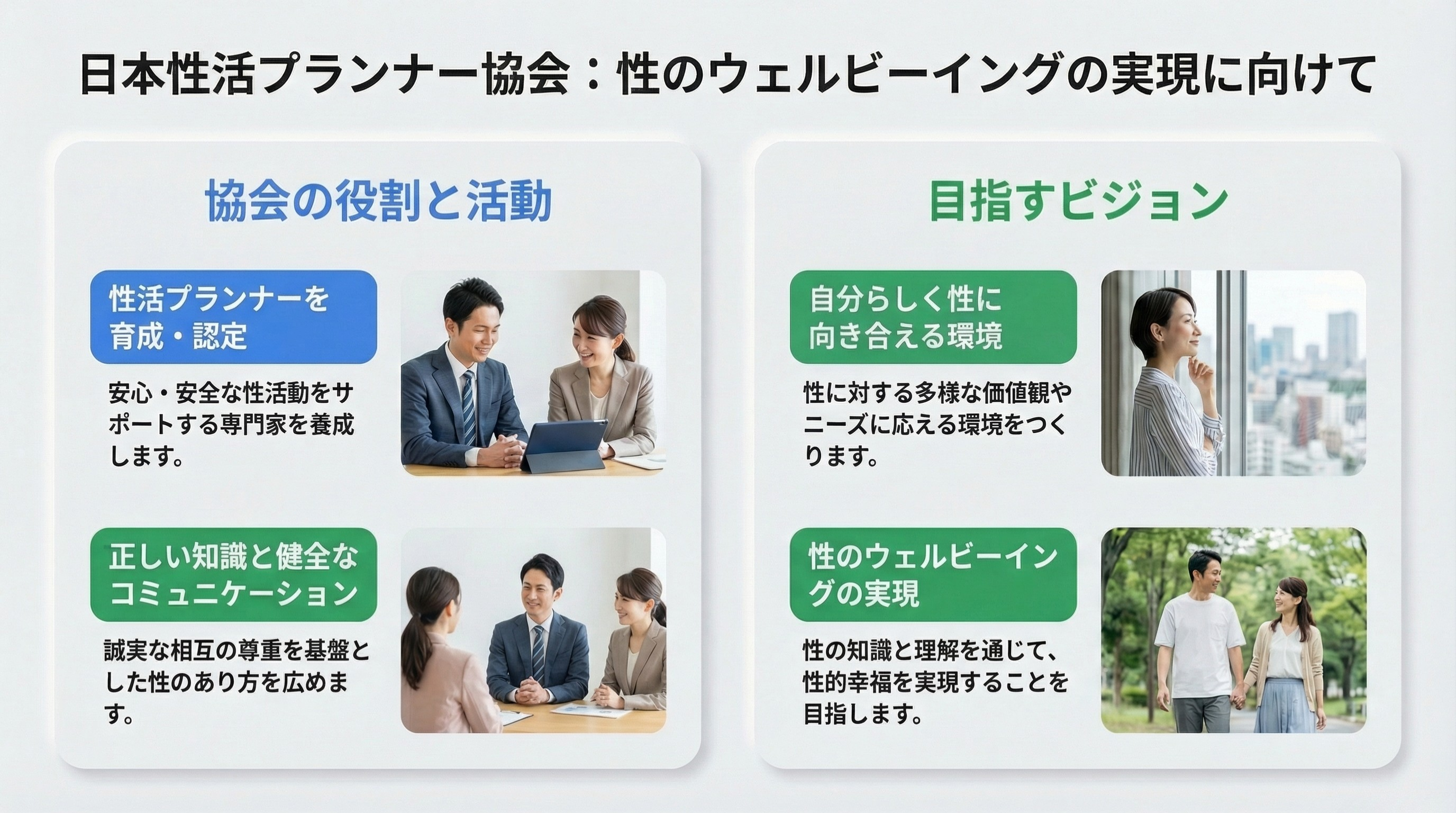 協会の役割とビジョン